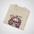 Skull with Clock and Flowers Neo - Traditional Tattoo Unisex T-Shirt - Tattoo Unleashed