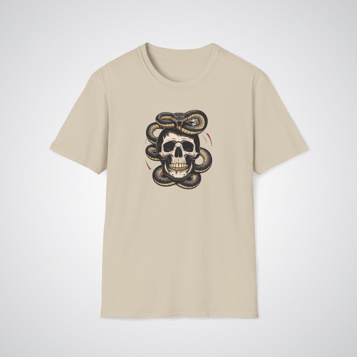 Snake and Skull Tattoo Unisex T-Shirt - Tattoo Unleashed