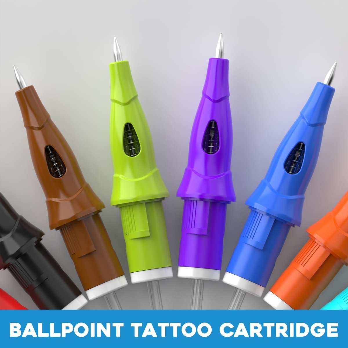 Solong Ballpoint Pen Tattoo Needle Cartridges - 20pcs EN18 - BP - 20KIT - A - Tattoo Unleashed