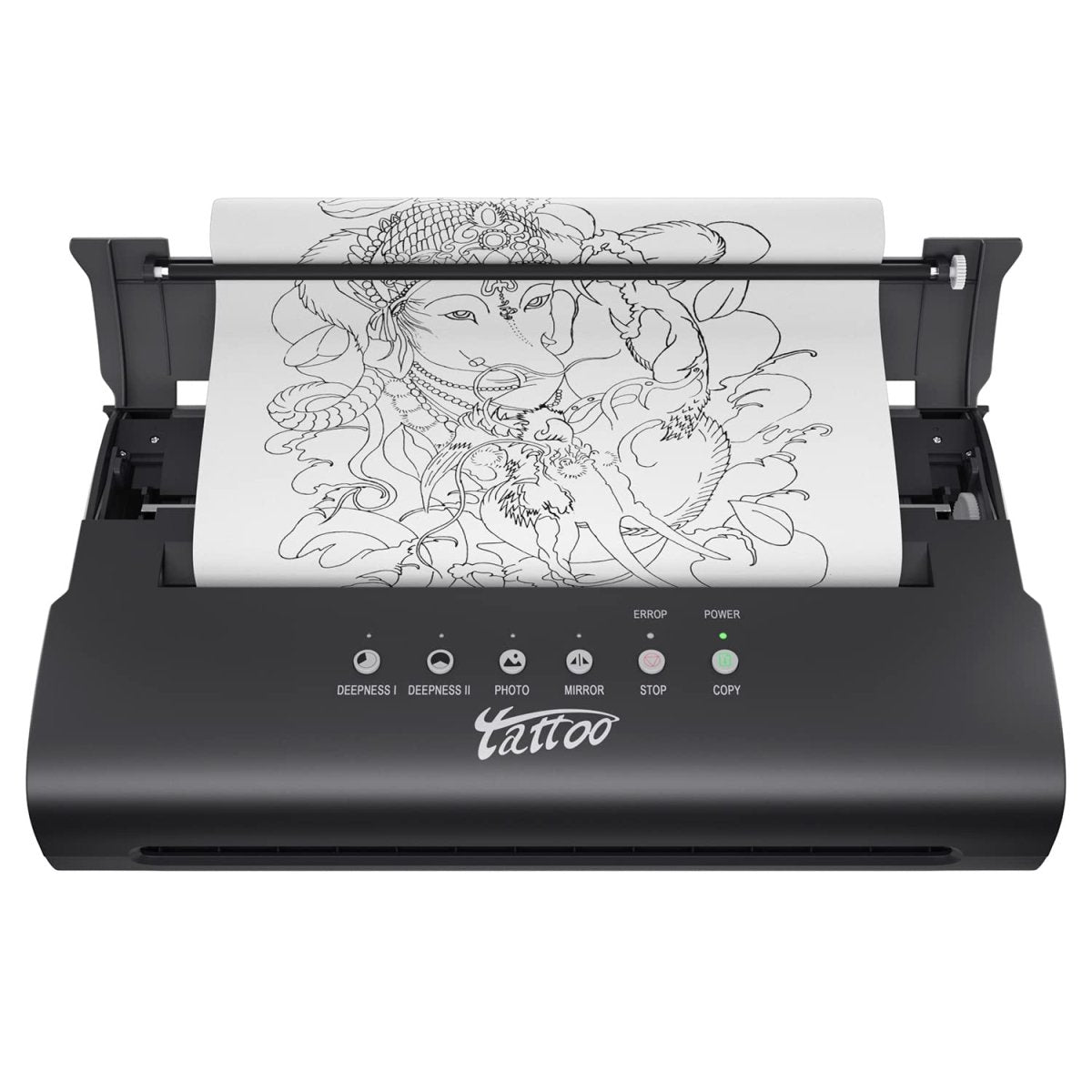 TATELF Portable Tattoo Stencil Printer Mini Thermal Machine with 20 Transfer Papers - Tattoo Unleashed