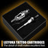 Tattoo Pen Machine Kit By Leeyuka - Silver, F1 - C - Silver - Tattoo Unleashed