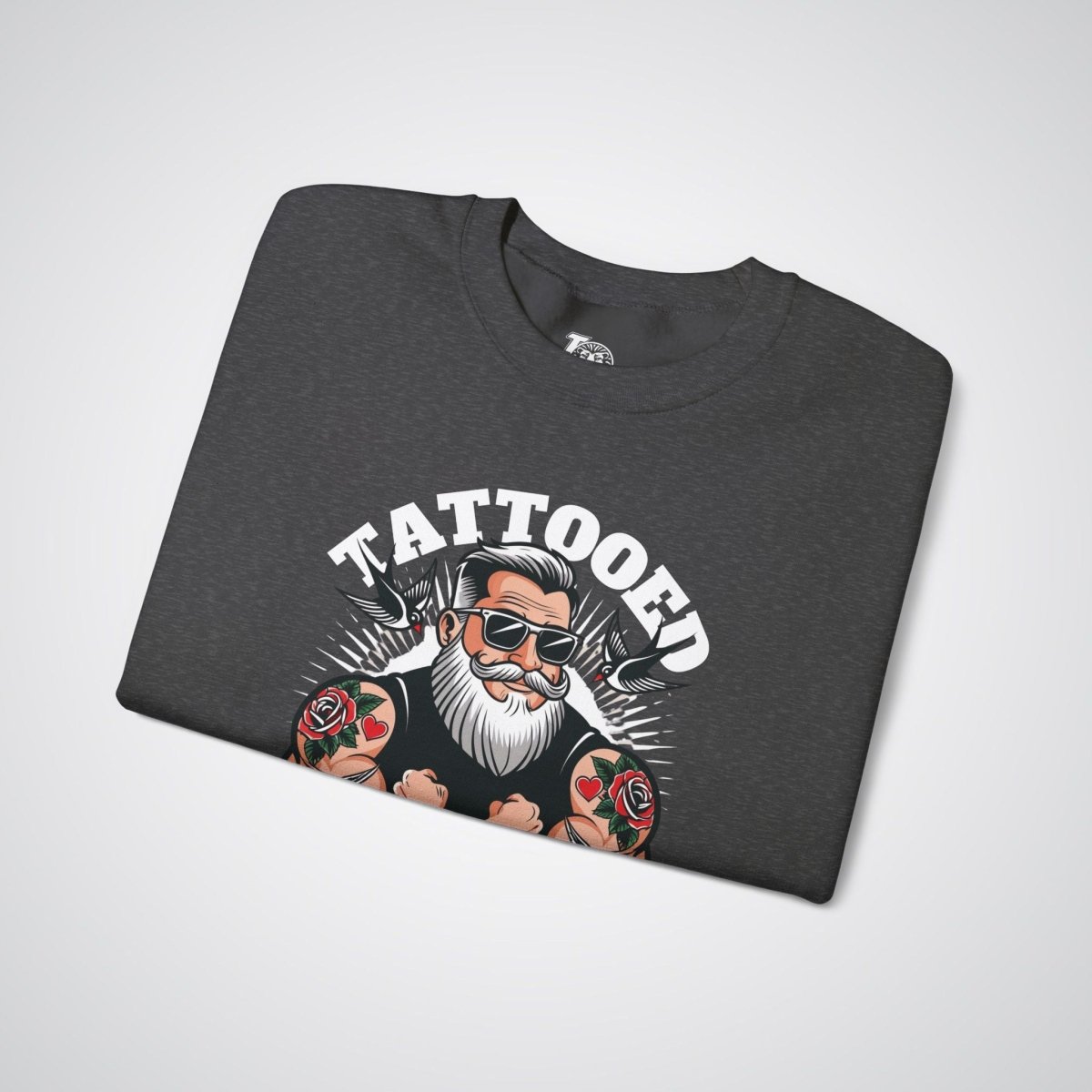 Tattooed Dad is the Coolest Unisex Crewneck Sweatshirt - Tattoo Unleashed