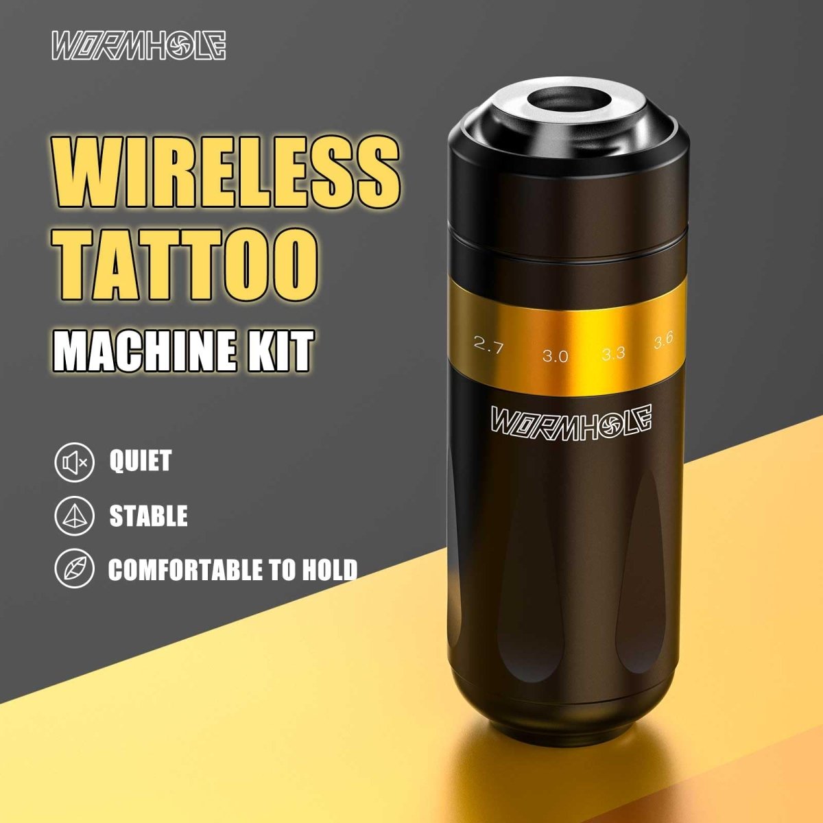 Wormhole Wireless Tattoo Pen Machine Kit WTK249 - Tattoo Unleashed