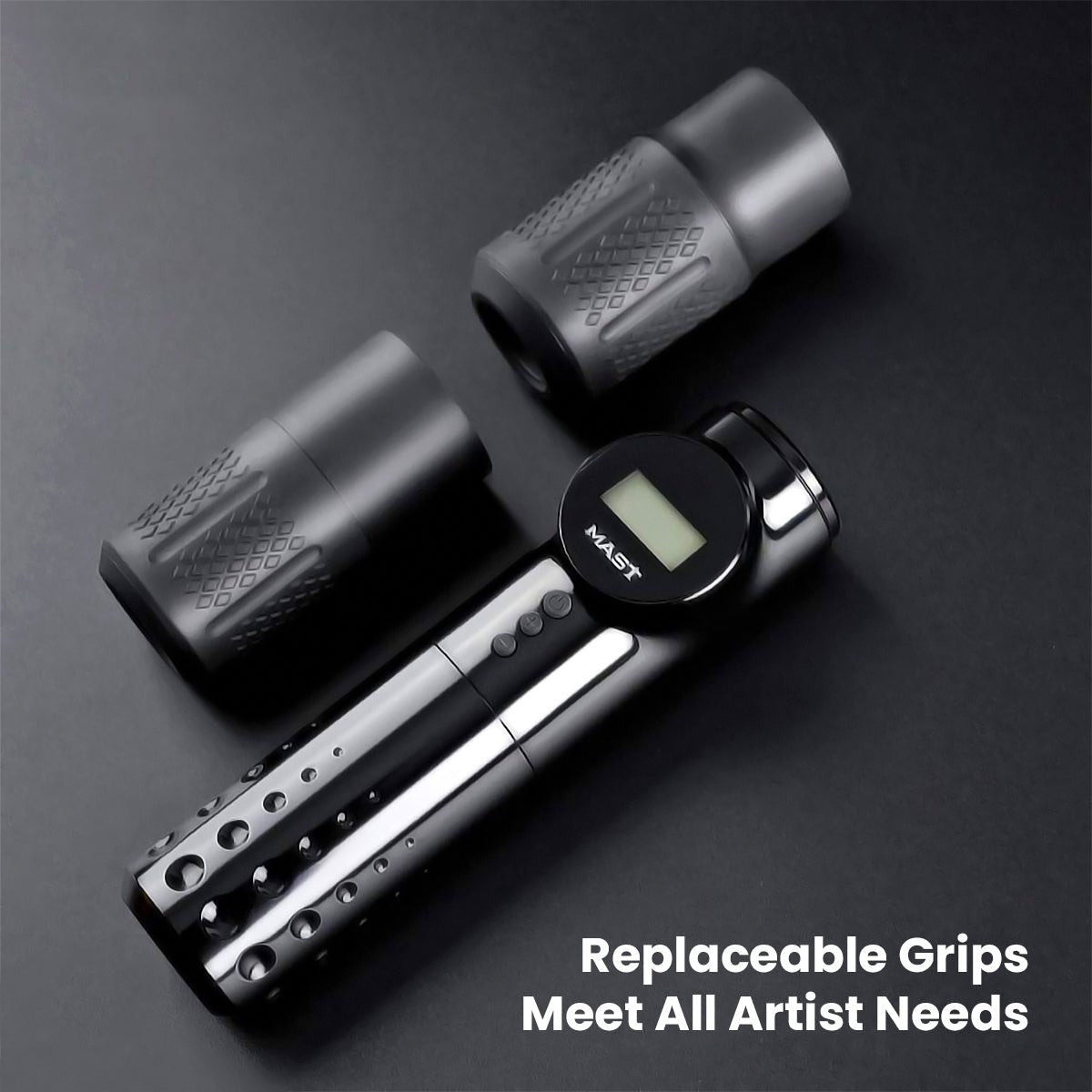 Mast Archer Black Wireless Tattoo Pen Machine 4.2mm Stroke