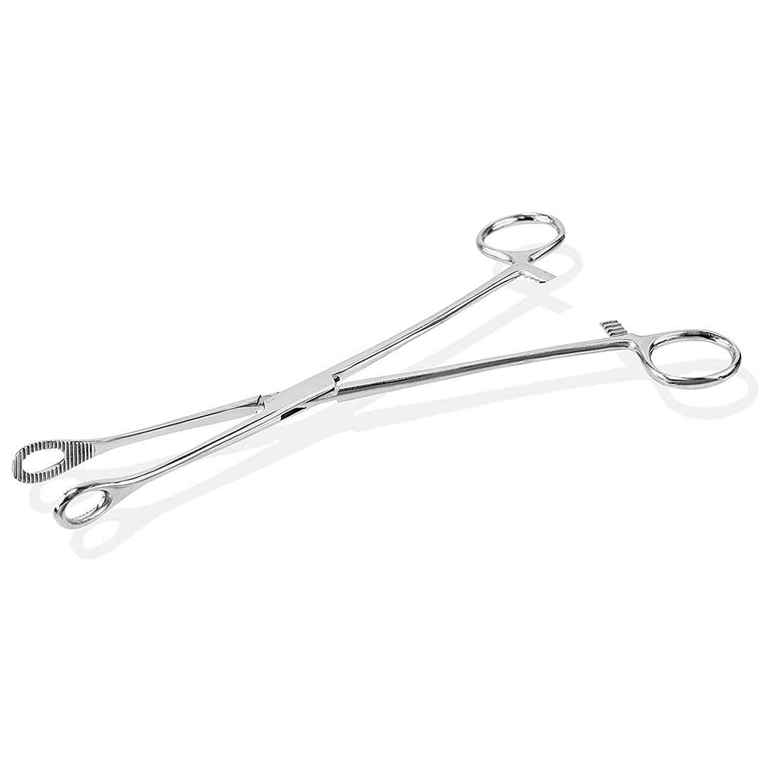 9-1/2" Locking Sponge Piercing Forceps