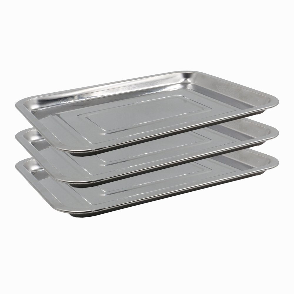 Tattoo Stainless Steel Tray - 13.5'' X 10''