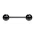 Straight Barbell w/ Acrylic Ball - 14GA