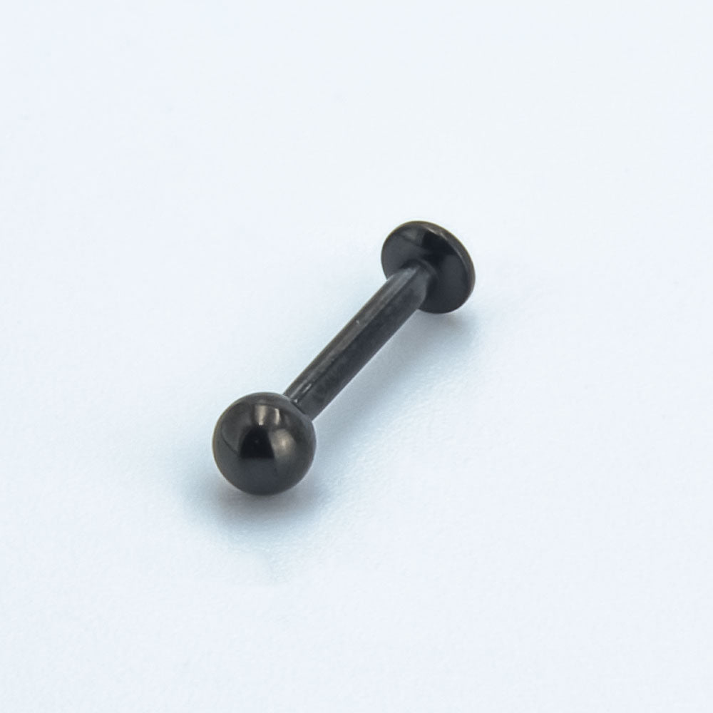 Steel Labret Top Ball Monroe, Flat Back Stud